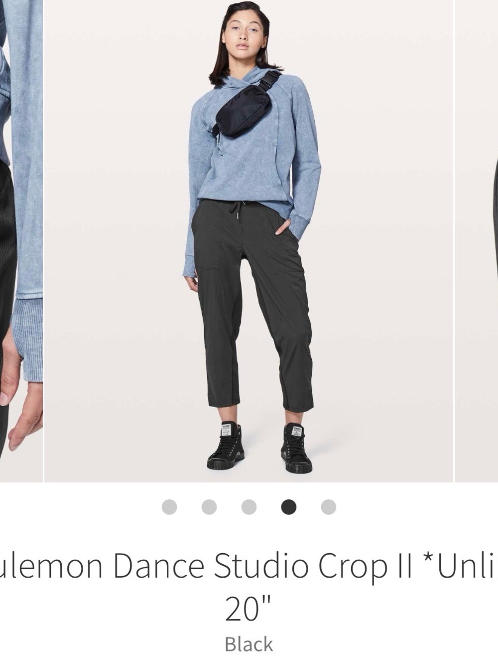 lululemon athletica Cropped Dance Studio Pants - Black